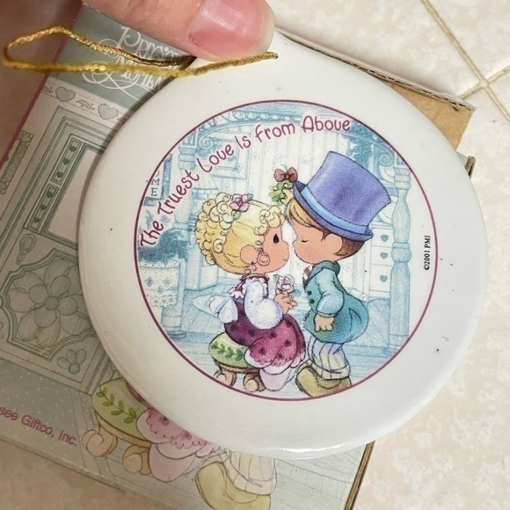 Precious Moments Christmas Remembered Ceramic Ornament